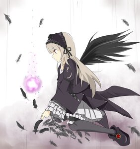 Rating: Safe Score: 0 Tags: 1girl bird black_feathers black_wings bug butterfly crow dove dress feathers flying frills hairband image insect long_hair long_sleeves profile red_eyes ribbon seagull silver_hair solo suigintou wings User: admin