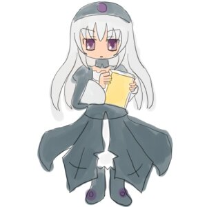 Rating: Safe Score: 0 Tags: 1girl book boots dress full_body hat holding holding_book image long_hair long_sleeves looking_at_viewer purple_eyes simple_background solo standing striped suigintou white_background white_hair User: admin