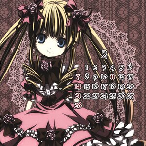 Rating: Safe Score: 0 Tags: 1girl blonde_hair blue_eyes bow dress flower frills hair_ribbon image lolita_fashion long_hair pink_flower pink_rose ribbon rose shinku smile solo twintails User: admin