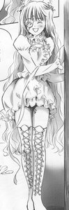 Rating: Safe Score: 0 Tags: 1girl blush boots cross-laced_footwear dress greyscale hair_ornament image kirakishou lace-up_boots long_hair long_sleeves monochrome open_mouth smile solo thighhighs very_long_hair User: admin
