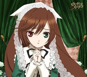 Rating: Safe Score: 0 Tags: 1girl brown_hair curtains dress frills green_dress head_scarf heterochromia image long_hair long_sleeves looking_at_viewer red_eyes solo suiseiseki User: admin