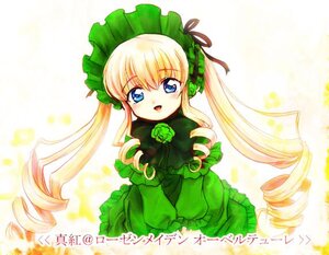 Rating: Safe Score: 0 Tags: 1girl :d blonde_hair blue_eyes blush dress drill_hair green_bow image long_hair long_sleeves looking_at_viewer open_mouth ringlets shinku smile solo twin_drills twintails very_long_hair User: admin