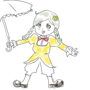 Rating: Safe Score: 0 Tags: 1girl :d bloomers bow braid dress flower full_body hair_ornament holding_umbrella image kanaria long_hair long_sleeves open_mouth outstretched_arms parasol personification puffy_sleeves simple_background smile solo standing striped umbrella white_background white_bloomers white_skin User: admin
