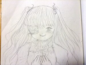 Rating: Safe Score: 0 Tags: 1girl flower graphite_(medium) hair_ornament image kirakishou long_hair monochrome rose shikishi smile solo traditional_media User: admin