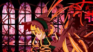 Rating: Safe Score: 0 Tags: 1girl blonde_hair bonnet bow closed_eyes dress frills image long_hair profile ribbon shinku solo User: admin