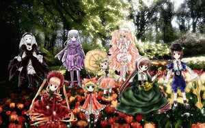 Rating: Safe Score: 0 Tags: 6+girls blonde_hair blue_eyes bonnet bow brown_hair dress flower green_eyes hairband hat heterochromia hina_ichigo image kanaria long_hair multiple multiple_girls nature pink_bow pink_hair shinku short_hair siblings silver_hair sisters souseiseki suigintou suiseiseki tagme twintails umbrella very_long_hair wings User: admin