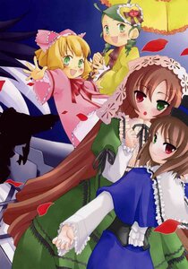 Rating: Safe Score: 0 Tags: 4girls :d blonde_hair blush bow brown_hair dress frills green_dress green_eyes hat head_scarf heterochromia hina_ichigo image long_hair long_sleeves looking_at_viewer multiple multiple_girls open_mouth petals pink_bow red_eyes short_hair siblings sisters smile souseiseki suiseiseki tagme twins very_long_hair User: admin