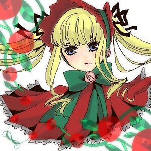 Rating: Safe Score: 0 Tags: 1girl blonde_hair blue_eyes blush bow bowtie dress flower green_bow image long_hair long_sleeves looking_at_viewer mosaic_censoring rose shinku simple_background solo upper_body white_background User: admin