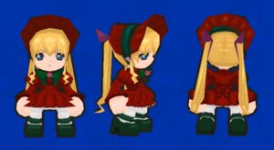 Rating: Safe Score: 0 Tags: 1girl blonde_hair blue_eyes bonnet bow bowtie dress image long_hair long_sleeves looking_at_viewer shinku solo standing User: admin