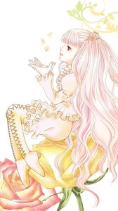 Rating: Safe Score: 0 Tags: 1girl boots cross-laced_footwear dress flower frills hair_flower hair_ornament image kirakishou long_hair pink_hair profile sitting solo traditional_media very_long_hair User: admin