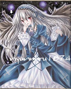 Rating: Safe Score: 0 Tags: 1girl black_wings blush dress flower frills hairband image juliet_sleeves long_hair long_sleeves looking_at_viewer puffy_sleeves red_eyes ribbon sample silver_hair smile solo suigintou traditional_media very_long_hair wings User: admin