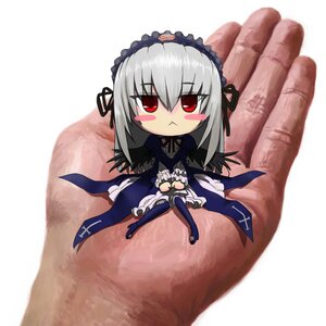 Rating: Safe Score: 0 Tags: 1girl 1other :< :t ambiguous_gender black_wings blush_stickers chibi commentary_request dress flower frills hairband hands image in_palm ishikkoro long_hair long_sleeves minigirl out_of_frame photoshop_(medium) pout pov pov_hands red_eyes rozen_maiden silver_hair sitting solo solo_focus suigintou wings User: admin