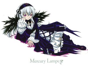 Rating: Safe Score: 0 Tags: 1girl artist_request black_wings boots colored_skin detached_collar dress frilled_sleeves frills full_body hairband highres image long_hair long_sleeves looking_at_viewer photoshop_(medium) pink_eyes rozen_maiden silver_hair simple_background solo suigintou white_background white_hair white_skin wings User: admin