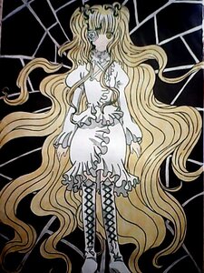 Rating: Safe Score: 0 Tags: 1girl absurdly_long_hair blonde_hair boots cross-laced_footwear dress frills full_body image kirakishou long_hair long_sleeves solo thigh_boots thighhighs traditional_media very_long_hair wavy_hair white_dress yellow_eyes User: admin