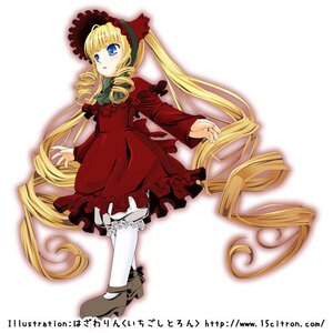 Rating: Safe Score: 0 Tags: 1girl auto_tagged blonde_hair bloomers blue_eyes bonnet bow dress drill_hair full_body image long_hair long_sleeves looking_at_viewer red_dress shinku shoes solo twin_drills twintails underwear very_long_hair white_legwear User: admin