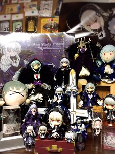 Rating: Safe Score: 0 Tags: 1girl candle closed_eyes doll dress expressions flower holding long_hair long_sleeves looking_at_viewer multiple_views red_eyes silver_hair smile solo suigintou weapon wings User: admin