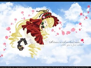 Rating: Safe Score: 0 Tags: 1girl blonde_hair bloomers bonnet bow closed_eyes dress flower image letterboxed long_hair long_sleeves petals pink_bow red_dress rose rose_petals shinku solo twintails User: admin