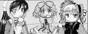 Rating: Safe Score: 0 Tags: 3girls bonnet bow dress drill_hair frills greyscale hair_bow hairband hina_ichigo image long_hair long_sleeves looking_at_viewer monochrome multiple multiple_girls shinku suiseiseki tagme twin_drills User: admin