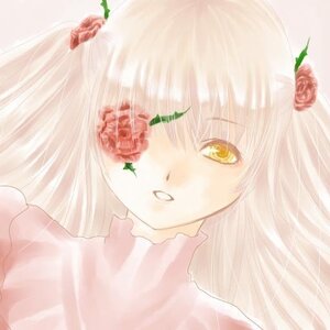 Rating: Safe Score: 0 Tags: 1girl flower hair_flower hair_ornament image kirakishou long_hair looking_at_viewer red_flower red_rose rose solo white_hair yellow_eyes User: admin