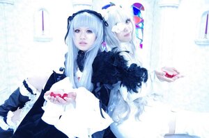 Rating: Safe Score: 0 Tags: 2girls blurry frills gothic_lolita hairband lolita_fashion long_hair multiple_cosplay multiple_girls ribbon tagme User: admin