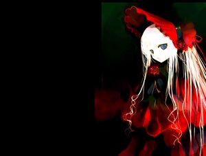 Rating: Safe Score: 0 Tags: 1girl blue_eyes chain dark dress flower image long_hair looking_at_viewer rose shinku solo very_long_hair white_hair User: admin