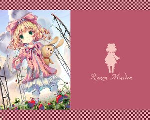 Rating: Safe Score: 0 Tags: 1girl blonde_hair bow cloud dress flower food frills fruit green_eyes hair_bow hina_ichigo hinaichigo image long_sleeves looking_at_viewer pink_bow pink_dress plant ribbon short_hair sky smile solo standing strawberry tree User: admin