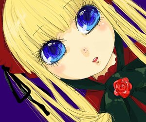 Rating: Safe Score: 0 Tags: 1girl :o bangs blonde_hair blue_eyes blush bow bowtie drill_hair face flower image long_hair looking_at_viewer parted_lips red_flower red_rose rose shinku sidelocks simple_background solo User: admin