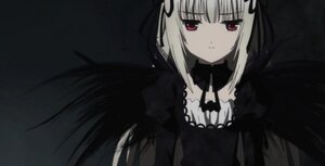 Rating: Safe Score: 0 Tags: 1girl bangs black_dress black_ribbon black_wings closed_mouth detached_collar dress expressionless feathered_wings hairband image juliet_sleeves long_hair long_sleeves looking_at_viewer red_eyes ribbon solo suigintou upper_body wings User: admin