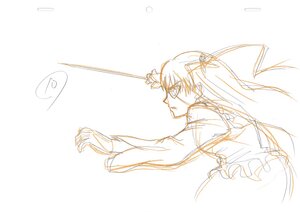 Rating: Safe Score: 0 Tags: 1girl auto_tagged barasuishou bow_(weapon) hair_ribbon holding_bow_(weapon) holding_weapon image long_hair long_sleeves monochrome outstretched_arm ribbon simple_background sketch solo sword twintails upper_body weapon white_background User: admin
