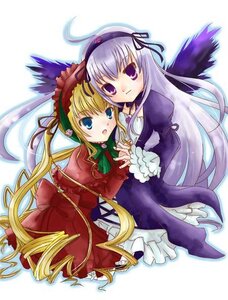 Rating: Safe Score: 0 Tags: 2girls black_wings blonde_hair blue_eyes dress drill_hair frills hairband holding_hands image long_hair long_sleeves looking_at_viewer multiple_girls pair red_dress shinku suigintou very_long_hair wings User: admin