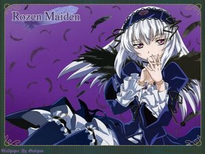 Rating: Safe Score: 0 Tags: 1girl black_wings dress feathers flower frilled_sleeves frills hairband image juliet_sleeves long_hair long_sleeves looking_at_viewer pink_eyes rose silver_hair smile solo suigintou wings User: admin