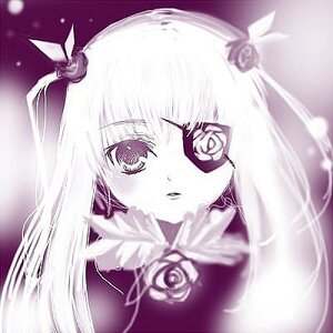 Rating: Safe Score: 0 Tags: 1girl barasuishou flower hair_ornament image portrait purple_theme rose solo tears white_flower white_rose User: admin