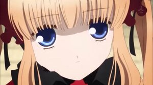 Rating: Safe Score: 0 Tags: 1girl auto_tagged bangs black_ribbon blonde_hair blue_eyes bow close-up closed_mouth face hair_ribbon image long_hair looking_at_viewer portrait ribbon shinku sidelocks simple_background solo twintails User: admin