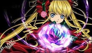 Rating: Safe Score: 0 Tags: 1girl blonde_hair blue_eyes bow dress flower image long_hair looking_at_viewer pink_flower pink_rose red_dress red_flower rose shinku solo twintails User: admin