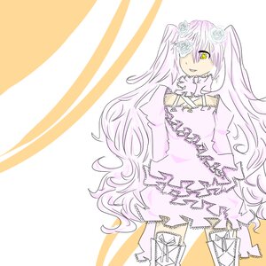 Rating: Safe Score: 0 Tags: 1girl boots cross-laced_footwear dress eyepatch flower hair_flower image kirakishou long_hair pink_hair rose smile solo striped vertical_stripes very_long_hair white_flower white_rose yellow_eyes User: admin