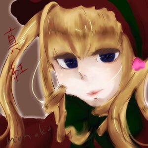 Rating: Safe Score: 0 Tags: 1girl blonde_hair blue_eyes drill_hair hat image long_hair looking_at_viewer rose shinku solo twin_drills User: admin