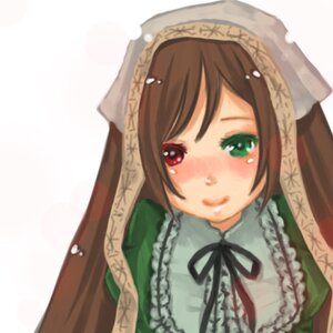 Rating: Safe Score: 0 Tags: 1girl blurry blush brown_hair depth_of_field dress green_eyes head_scarf heterochromia image long_hair long_sleeves looking_at_viewer red_eyes ribbon smile solo souseiseki suiseiseki upper_body User: admin