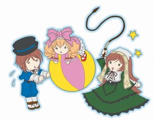 Rating: Safe Score: 0 Tags: 3girls blonde_hair bonnet bow brown_hair chibi dress drill_hair frills green_dress hat hina_ichigo image long_sleeves multiple multiple_girls open_mouth pink_bow ribbon short_hair siblings simple_background sisters souseiseki star_(symbol) suiseiseki tagme top_hat User: admin