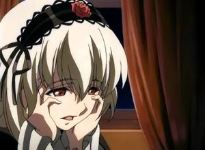 Rating: Safe Score: 0 Tags: 1girl brown_eyes curtains face flower hair_ornament hair_ribbon hands_on_own_cheeks hands_on_own_face image multicolored_hair red_flower red_rose ribbon rose solo suigintou tongue tongue_out User: admin