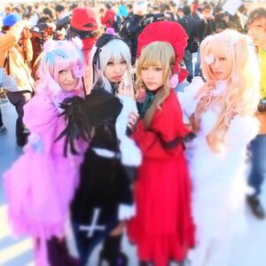 Rating: Safe Score: 0 Tags: 3d 6+girls blurry blurry_background blurry_foreground depth_of_field dress hat long_hair motion_blur multiple_cosplay multiple_girls photo short_hair smile tagme wings User: admin