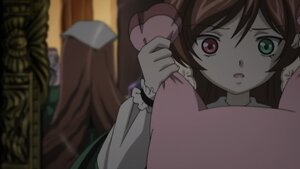 Rating: Safe Score: 0 Tags: 1girl blurry blurry_background brown_hair depth_of_field dress image looking_at_viewer open_mouth red_eyes solo suiseiseki User: admin