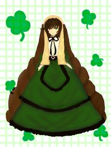 Rating: Safe Score: 0 Tags: 1girl brown_hair dress full_body green_dress green_eyes heterochromia image long_hair long_sleeves looking_at_viewer red_eyes smile solo suiseiseki twintails very_long_hair User: admin