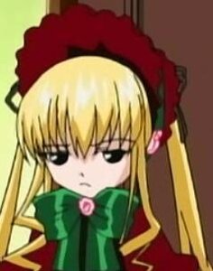 Rating: Safe Score: 0 Tags: 1girl blonde_hair bowtie expressionless hat image long_hair long_sleeves looking_at_viewer rose shinku simple_background solo upper_body User: admin