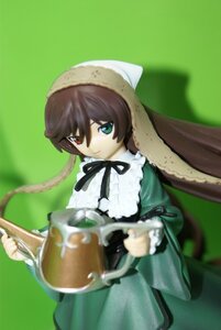 Rating: Safe Score: 0 Tags: 1girl blurry brown_hair depth_of_field doll dress frills green_background green_dress green_eyes heterochromia holding long_hair long_sleeves looking_at_viewer red_eyes ribbon solo suiseiseki very_long_hair watering_can User: admin