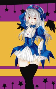 Rating: Safe Score: 0 Tags: 1girl :p black_legwear blush breasts cross dress hairband image long_hair long_sleeves nail_polish red_eyes silver_hair solo star_(symbol) starry_background suigintou thighhighs tongue tongue_out wings zettai_ryouiki User: admin
