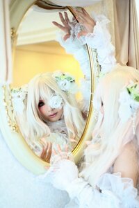 Rating: Safe Score: 0 Tags: 1girl bird blurry blurry_foreground depth_of_field dress flower hair_ornament kirakishou lips long_hair photo solo white_hair User: admin