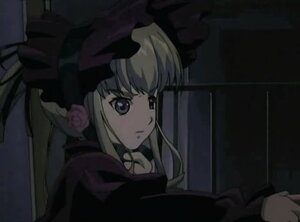 Rating: Safe Score: 0 Tags: 1girl bangs blonde_hair bonnet closed_mouth dark expressionless flower frills image indoors long_hair long_sleeves looking_at_viewer rose shinku sidelocks solo upper_body User: admin