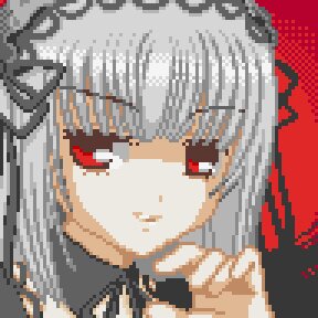 Rating: Safe Score: 0 Tags: 1girl bangs cotton_candy grey_hair identity_censor image long_hair mosaic_censoring pixel_art pixelated portrait solo suigintou virtual_youtuber User: admin
