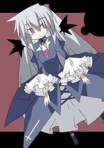 Rating: Safe Score: 0 Tags: 1girl dress flower frills image letterboxed long_hair long_sleeves red_eyes rose silver_hair solo standing suigintou very_long_hair wings User: admin