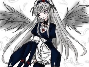 Rating: Safe Score: 0 Tags: 1girl black_wings detached_collar dress feathered_wings flower frills hairband image lolita_fashion lolita_hairband long_hair long_sleeves looking_at_viewer pink_eyes puffy_sleeves rose smile solo suigintou very_long_hair wings User: admin